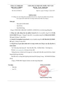 thong báo